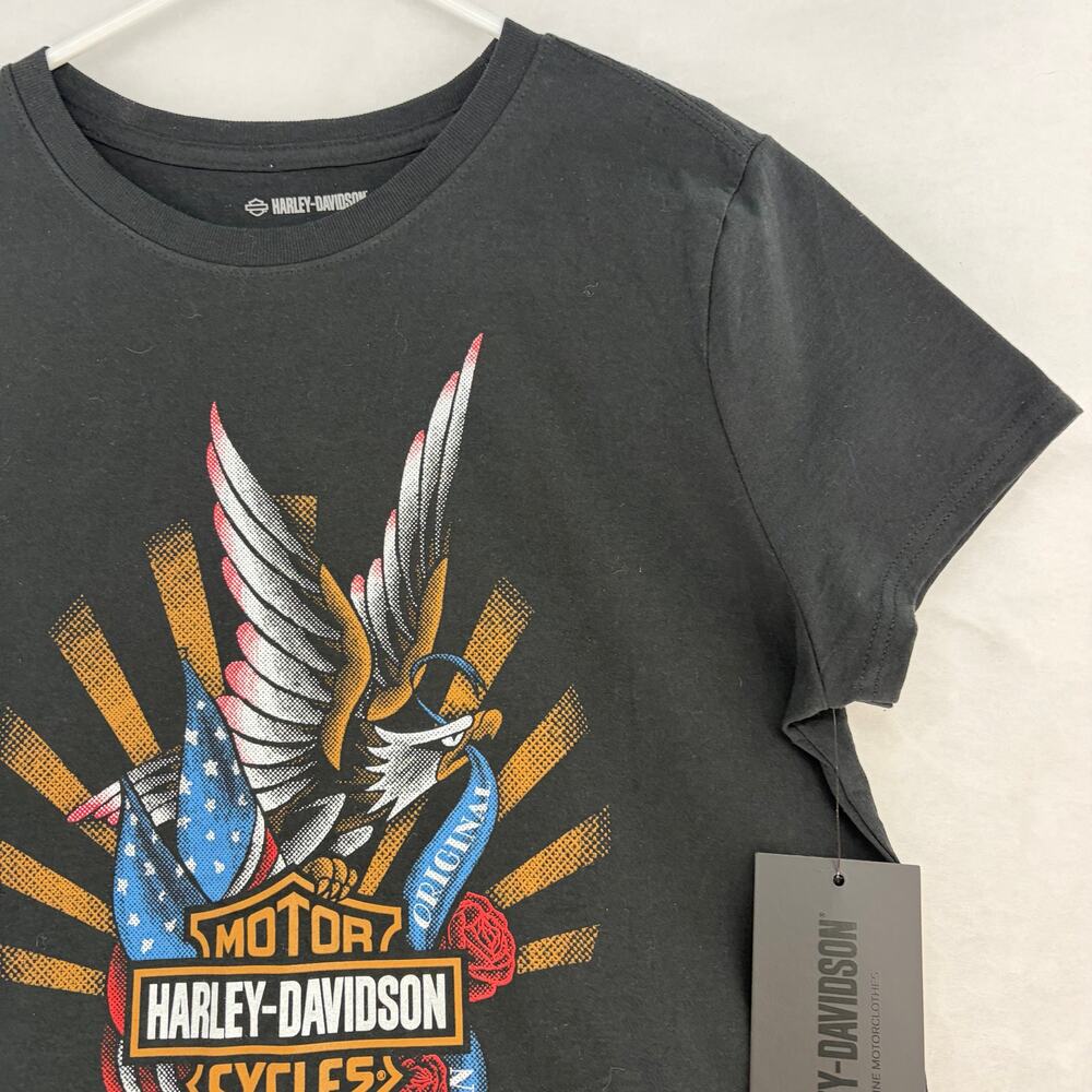 New Harley-Davidson New Port Richey Florida Eagle Graphic T-Shirt Size L - Picture 15 of 16